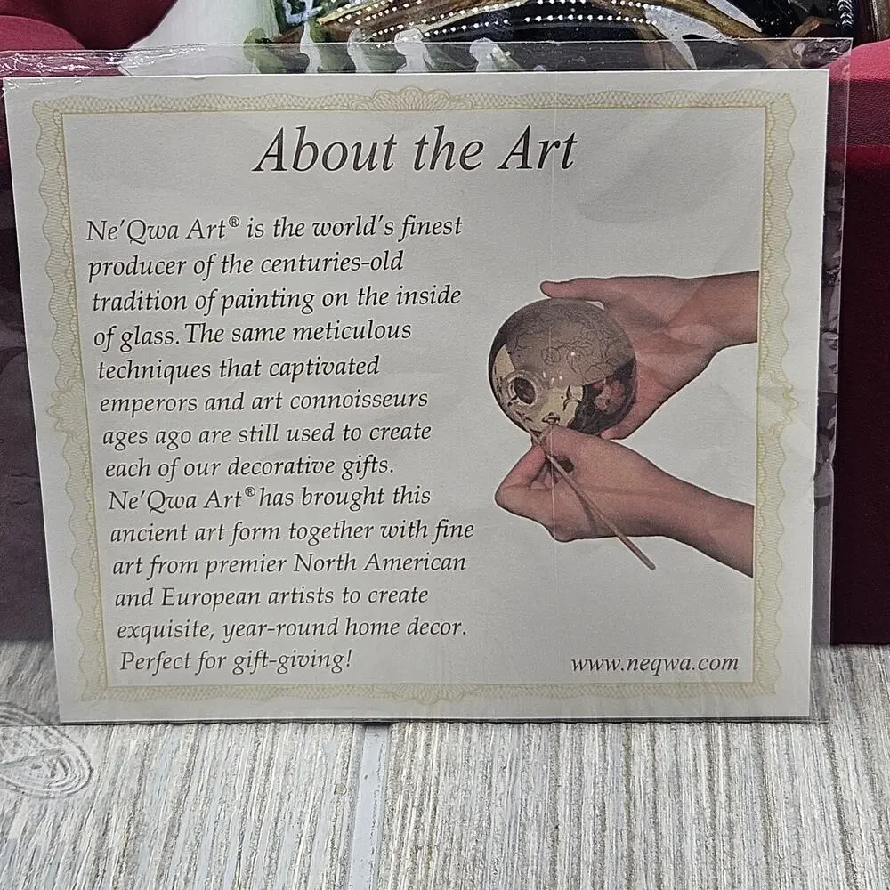 Ne'Qwa Art Oh Come All Ye Faithful Ornament by‎ Susan Winget COA & Box 7151168